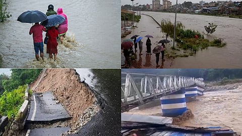 நேபாளம் மற்றும் டார்ஜிலிங்க் பகுதிகளில் கனமழை