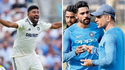 சிராஜிடன் தோனி சொன்ன அட்வைஸ்