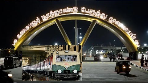 minister sekar babu says on kilambakkam bus stand railway station works