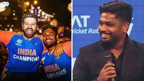 rohit sharma - sanju samson