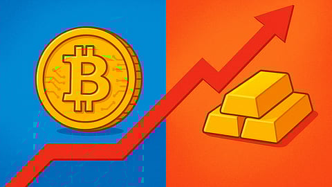 bit coin and gold