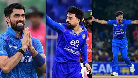 இப்ராஹிம் ஜத்ரான் - ரசீத் கான் - அஸ்மதுல்லா ஓமர்சாய்