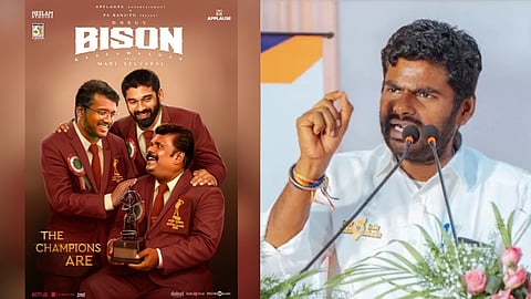 Annamalai praised the film Bison