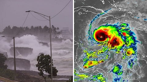 ஜமைக்காவை தாக்கவிருக்கும் நூற்றாண்டின் மிகப்பெரிய சூறாவளி மெலிசா