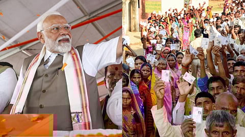 பீகார் பரப்புரையில் மோடி