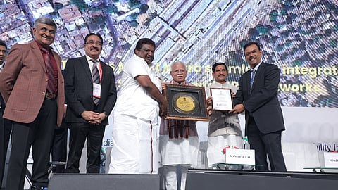 சென்னை மெட்ரோ ரயில் நிறுவனத்திற்கு தேசிய விருது