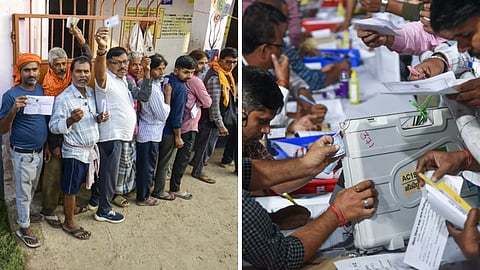 பிஹார் தேர்தல் இரண்டாம்கட்ட வாக்குப்பதிவு