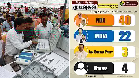 பிஹார் தேர்தல் வாக்கு எண்ணிக்கை