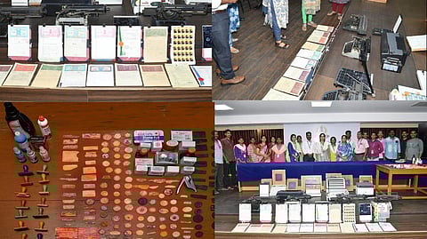 8 arrested in rs 2 crore land scam case