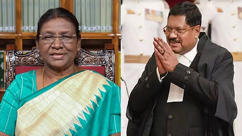 திரௌபதி முர்மு, பி.ஆர் கவாய்