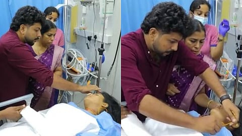 கேரளாவில் அவசர சிகிச்சைப்பிரிவில் நடந்த திருமணம்