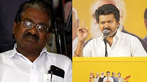 தவெக தலைவர் விஜய், டி.கே.எஸ் இளங்கோவன்