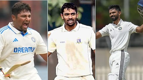 சர்பராஸ் கான் - அபிமன்யு ஈஸ்வரன் - ருதுராஜ் கெய்க்வாட்