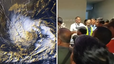 இலங்கை விமான நிலையத்தில் 150 தமிழர்கள் சிக்கித் தவிப்பு