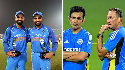 virat kohli - rohit sharma - gambhir - agarkar