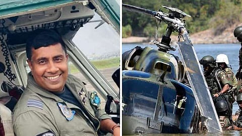 இலங்கை ஹெலிகாப்டர் விபத்து