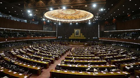 Pakistan Speaker waves lost cash12 MPs raise hands