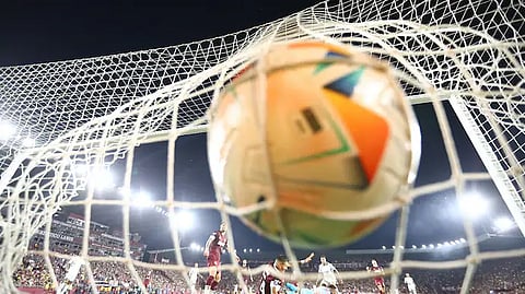 Violent clash at a football match in pakistan