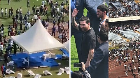 மைதானத்தை சூறையாடிய மெஸ்ஸி ரசிகர்கள்