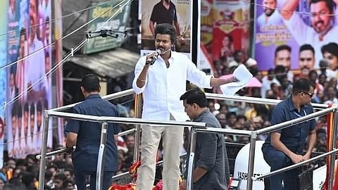 தவெக தலைவர் விஜய்