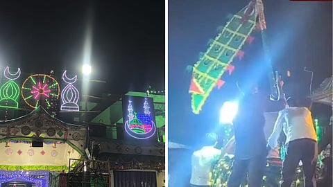 திருப்பரங்குன்றம் சிக்கந்தர் தர்கா சந்தனக்கூடு திருவிழா ஒட்டி கொடியேற்றம்