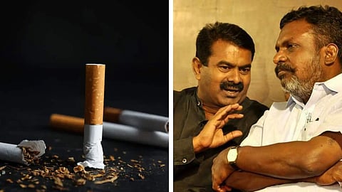 சிகரெட், சீமான், திருமாவளவன்