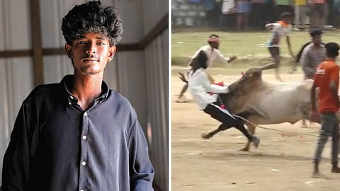 சூரக்குடி மஞ்சுவிரட்டில் காளை முட்டி உயிரிழந்த 19 வயது இளைஞர்