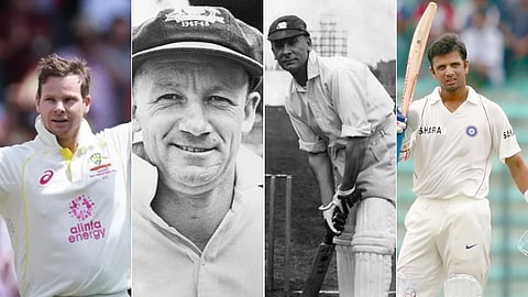 ஸ்டீவ் ஸ்மித் - பிராட்மேன் - ஜாக் ஹோப்ஸ் - டிராவிட்