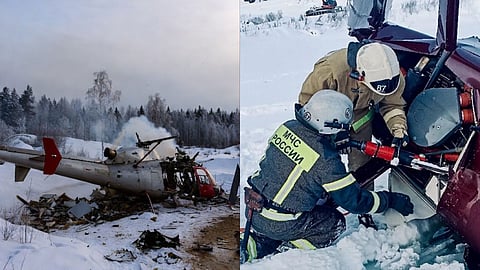 Russian millionaire dies in helicopter crash