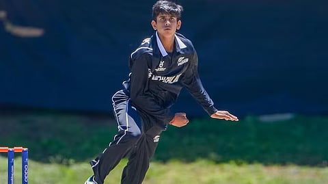 rajnikath punchline tattooed new zealand spinner Adithya Ashok ready to face India