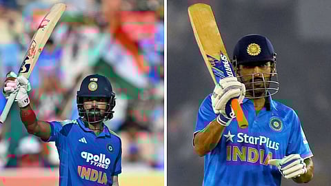 kl rahul - ms dhoni