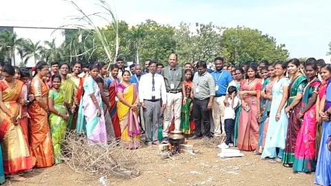 virudhunagar AAA college pongal celebrations