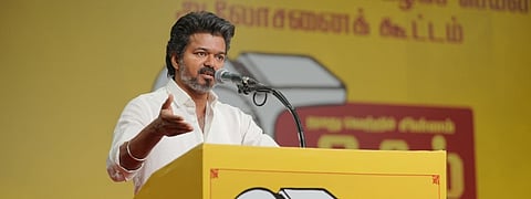 தவெக தலைவர் விஜய்