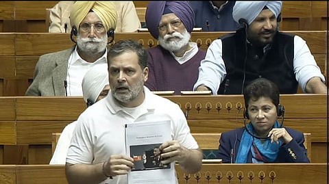 8 Congress MPs suspended in Lok Sabha of the remainder of Budget session