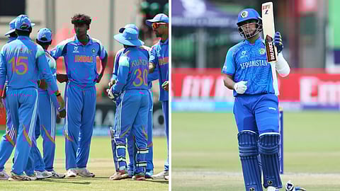 யு19 உலகக்கோப்பை இந்தியா - ஆப்கானிஸ்தான் மோதல்