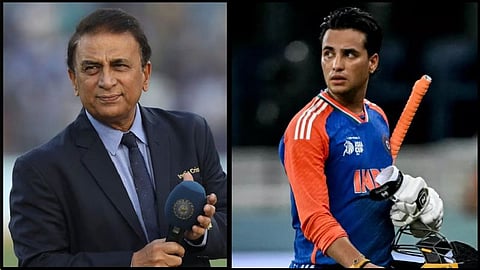 sunil gavaskar adviced on abhishek sharma from duck outs