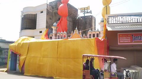 what reason of is seen covered uttarpradesh mosque