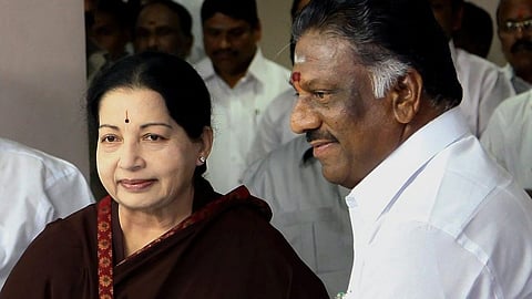 ஜெயலலிதா, ஓ. பன்னீர் செல்வம்