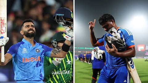 டி20 உலகக்கோப்பையில் விராட் கோலியின் சாதனையை முறியடித்த சஞ்சு சாம்சன்