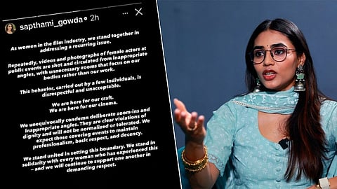 Sapthami Gowda break the silance about inappropriate photos