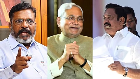 திருமா - நிதிஷ் - கே. பழனிசாமி