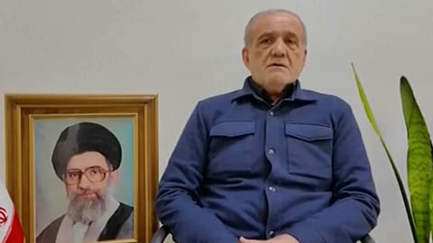 Iran's President Masoud Pezeshkian