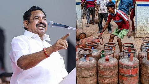 எடப்பாடி பழனிசாமி - எரிவாயு சிலிண்டர் தட்டுப்பாடு