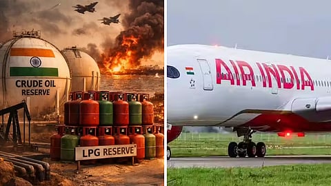 கேஸ் சிலிண்டர் - ஏர் இந்தியா