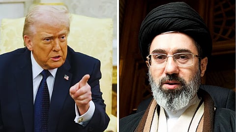 டிரப்ம் - மொஜ்தபா கமேனி