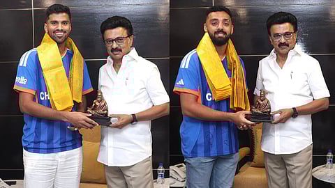 Stalin Felicitates Tamil Nadu Players After India’s T20 World Cup Win