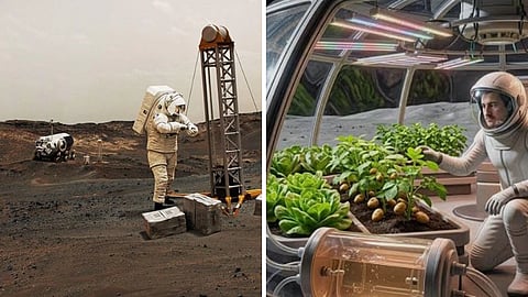 மனித கழிவுகளை சுத்திகரித்து செவ்வாயில் விவசாயம்