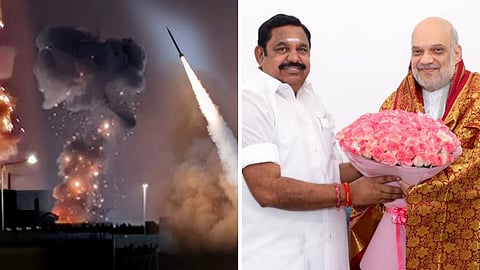 கத்தார் மீது ஈரான் தாக்குதல் - அமித் ஷா, எடப்பாடி பழனிசாமி சந்திப்பு