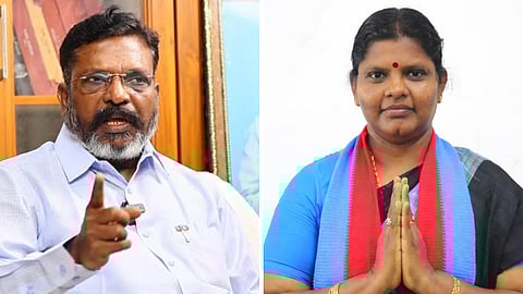 திருமாவளவன் - மாலதி திருக்குமரன்