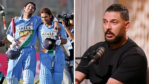 yuvraj - dhoni